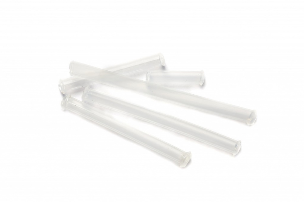 Veniard Slipstream Tubes (Bulk 100 Pack) Type A (Light Plastic) 0.5'' (12mm) Fly Tying Materials